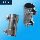 Uitlaatsysteem Uitlaatpijpverbinder - Binnen ⌀ 48mm Buiten ⌀ 52,3mm Lengte 125mm