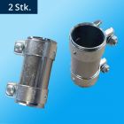 Uitlaatpijpverbinder 50x125 mm - Binnen ⌀ 50,00 mm Buiten ⌀ 54,50 mm Lengte 125,00 mm