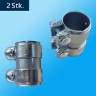 Uitlaatpijpverbinder 50x90 mm - Binnen ⌀ 50,00 mm Buiten ⌀ 54,50 mm Lengte 90,00 mm