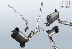 Dieselpartikelfilter AUDI A3 2.0 TDI Quattro (8P1)