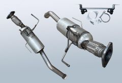 Dieselpartikelfilter NISSAN NV400 2.3 dCi 100 (X62 FV)